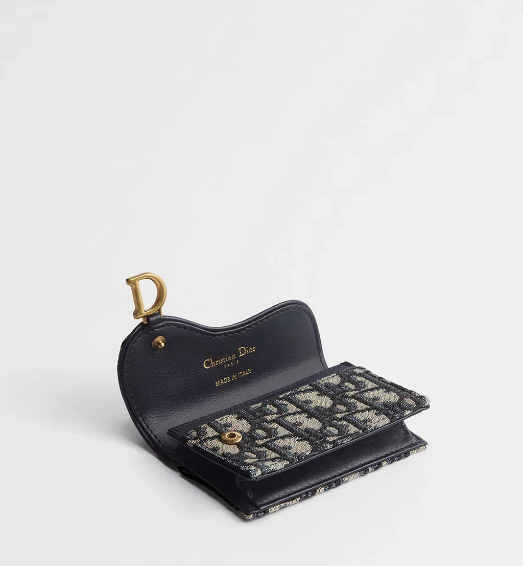 Dior Saddle Bloom Card Holder